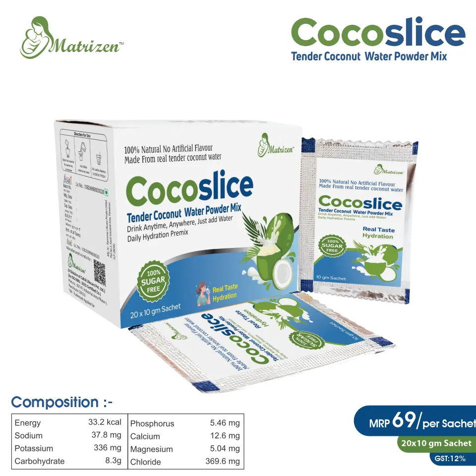 Tender Coconut Water Powder Mix | Best price for PCD Pharma Franchise | Refreshing hydration